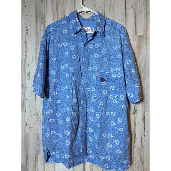 Mens Gotcha‎ Vintage Hawaiian Button Down Shirt Small - Picture 1 of 4